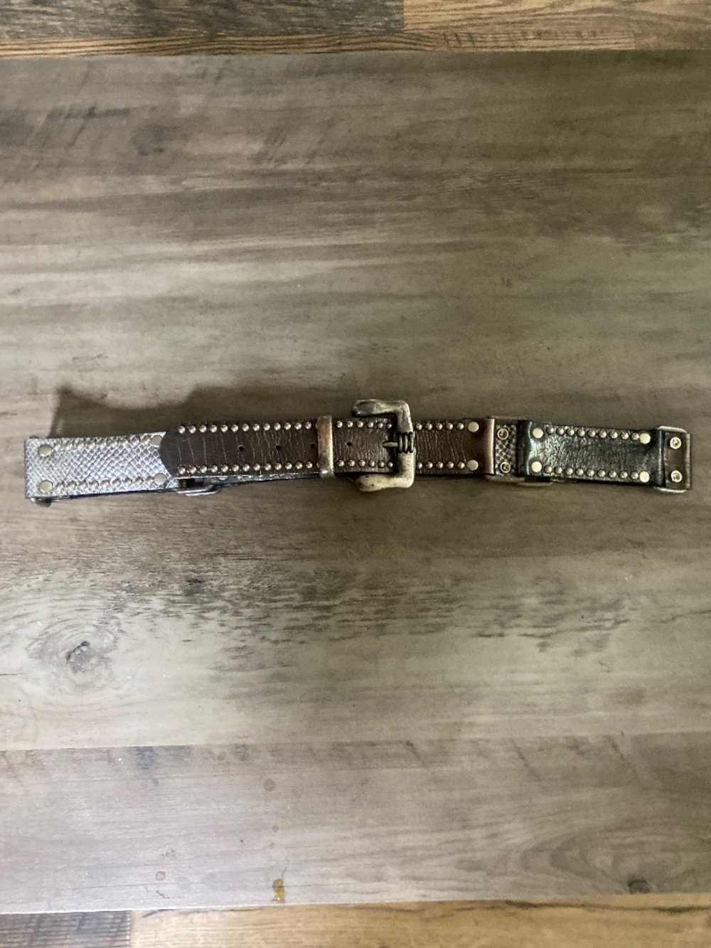 LeatheRock L37 Studed Leather Belt